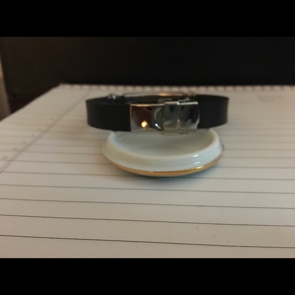 Men’s Black Rubber “Pop Pop” Bracelet - Picture 2 of 4